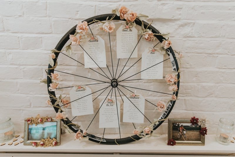 bicycle details wedding