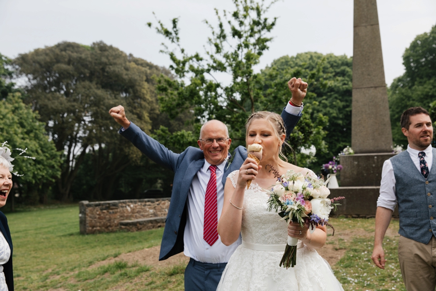 happy father of bride