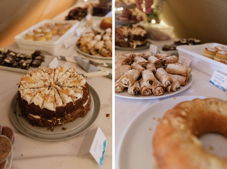 wedding cake table