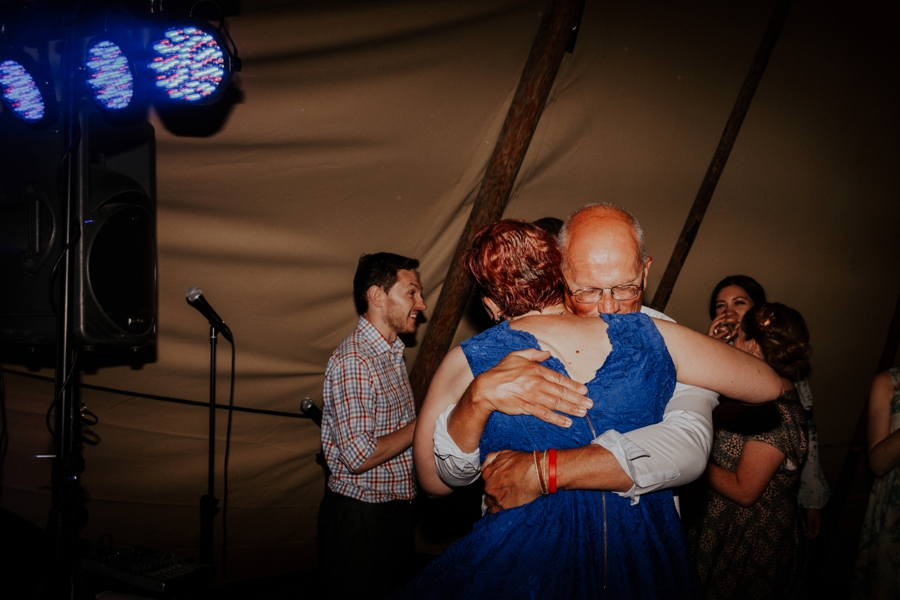 father and daughter hugging