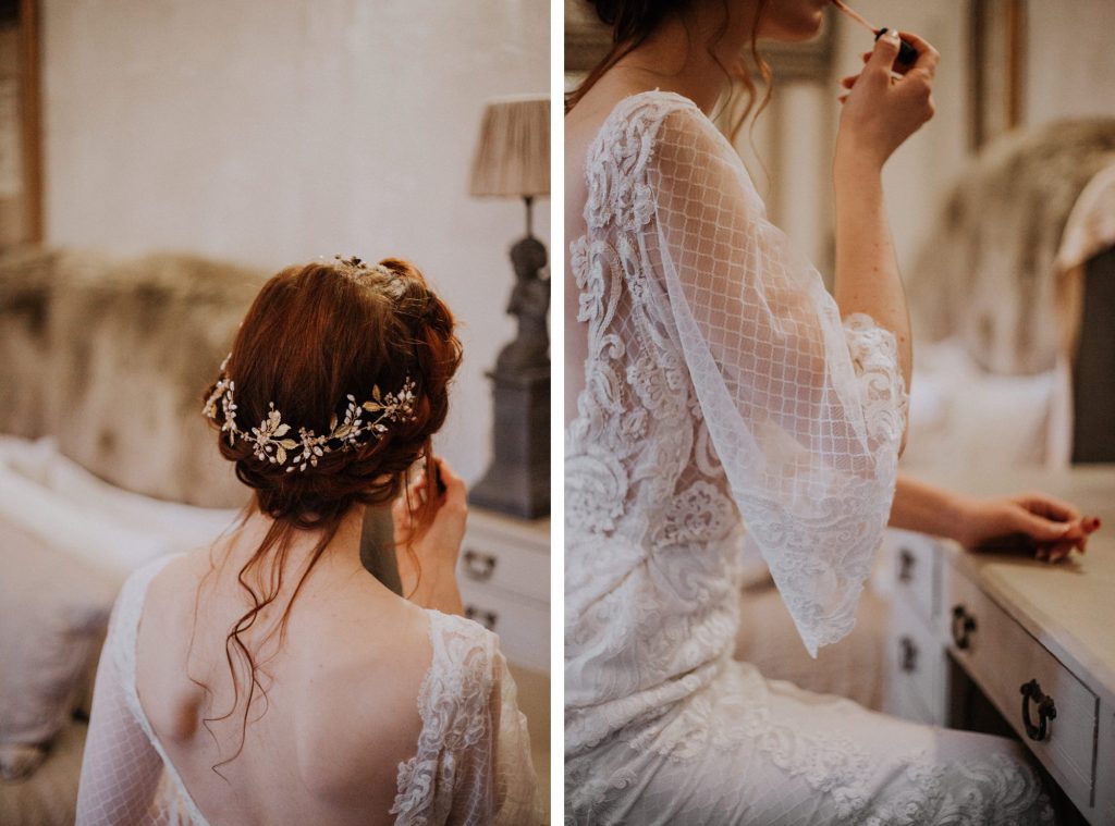 relaxed wedding hair