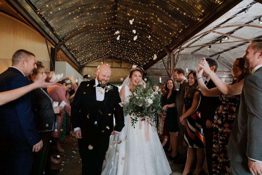 stone barn wedding