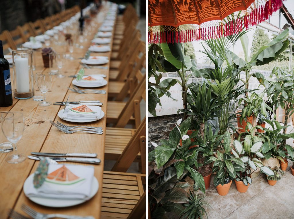 boho tropical wedding
