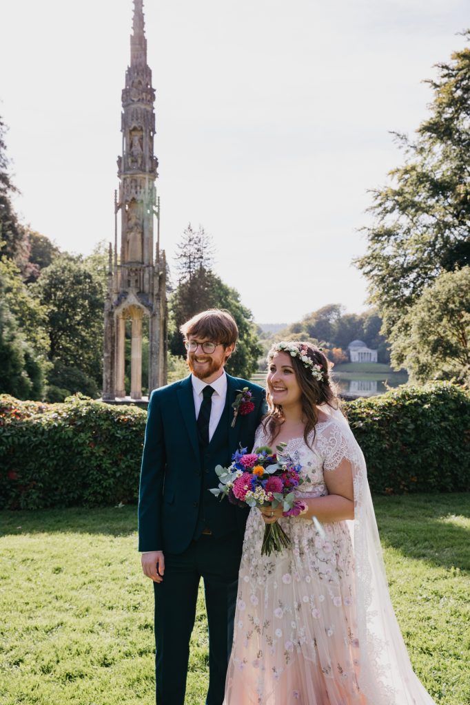 wedding at stourhead