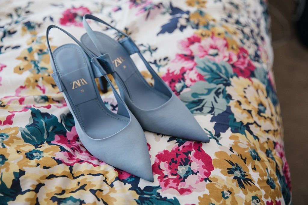 zara blue shoes