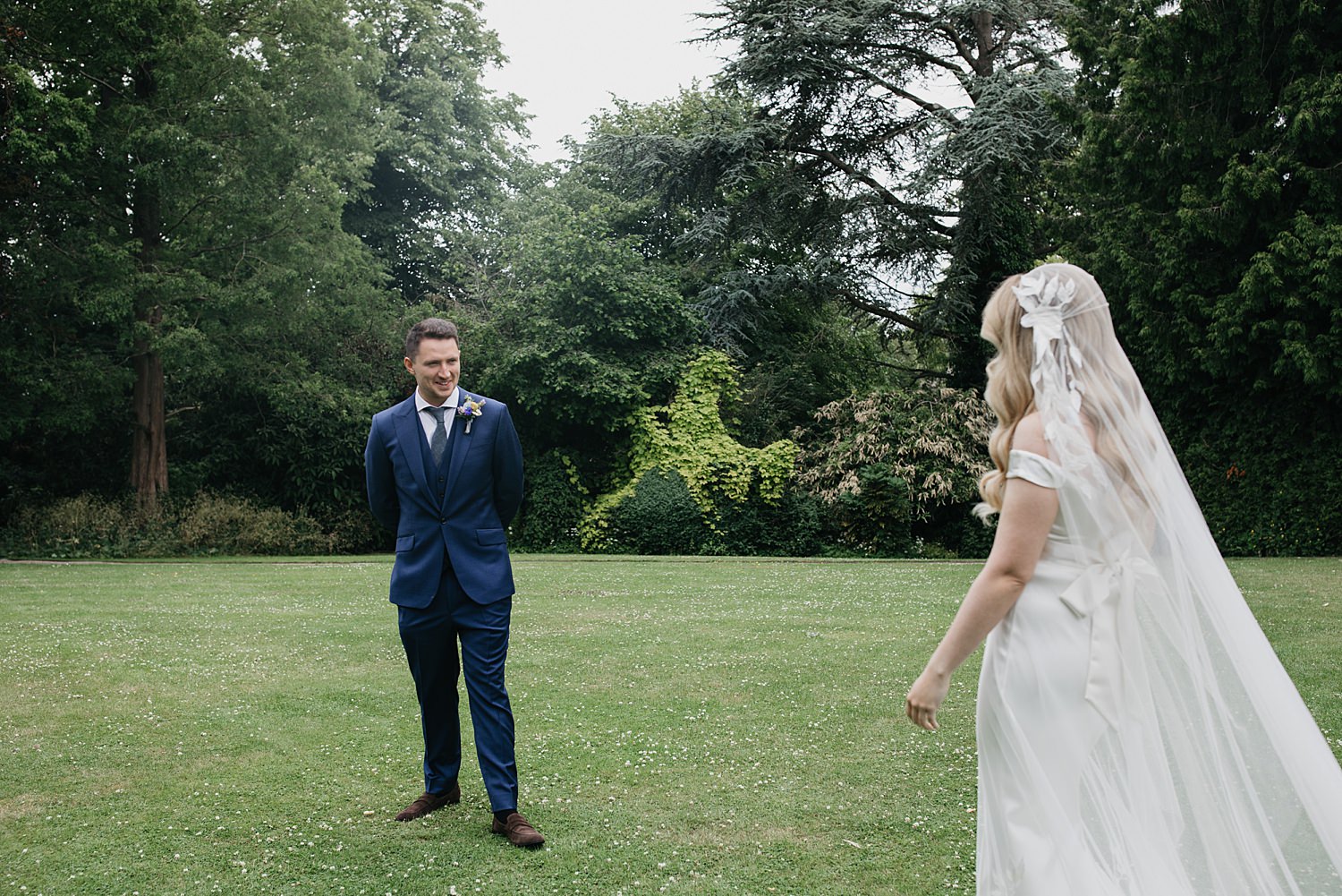 wedding first look