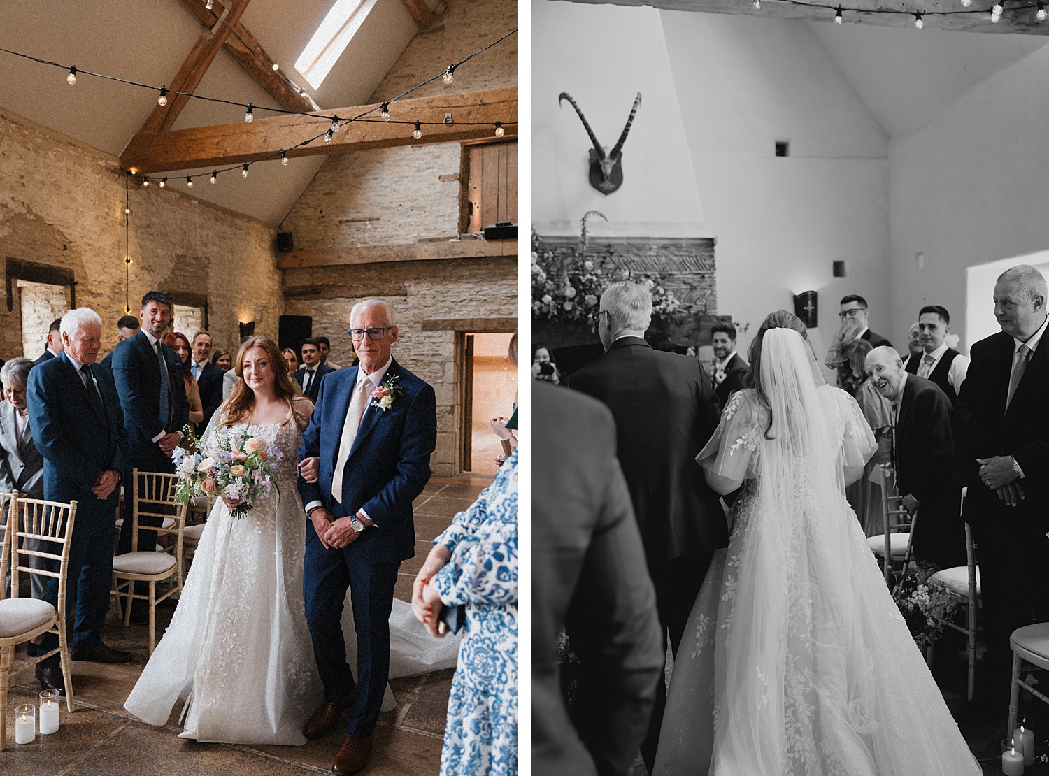 bride walking down the aisle