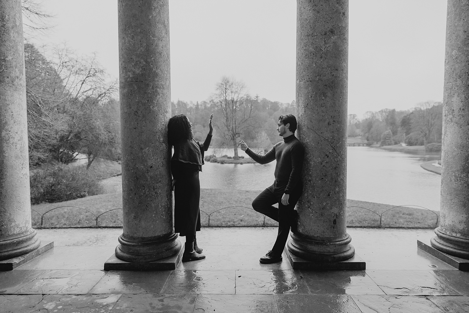 Stourhead couple shoot