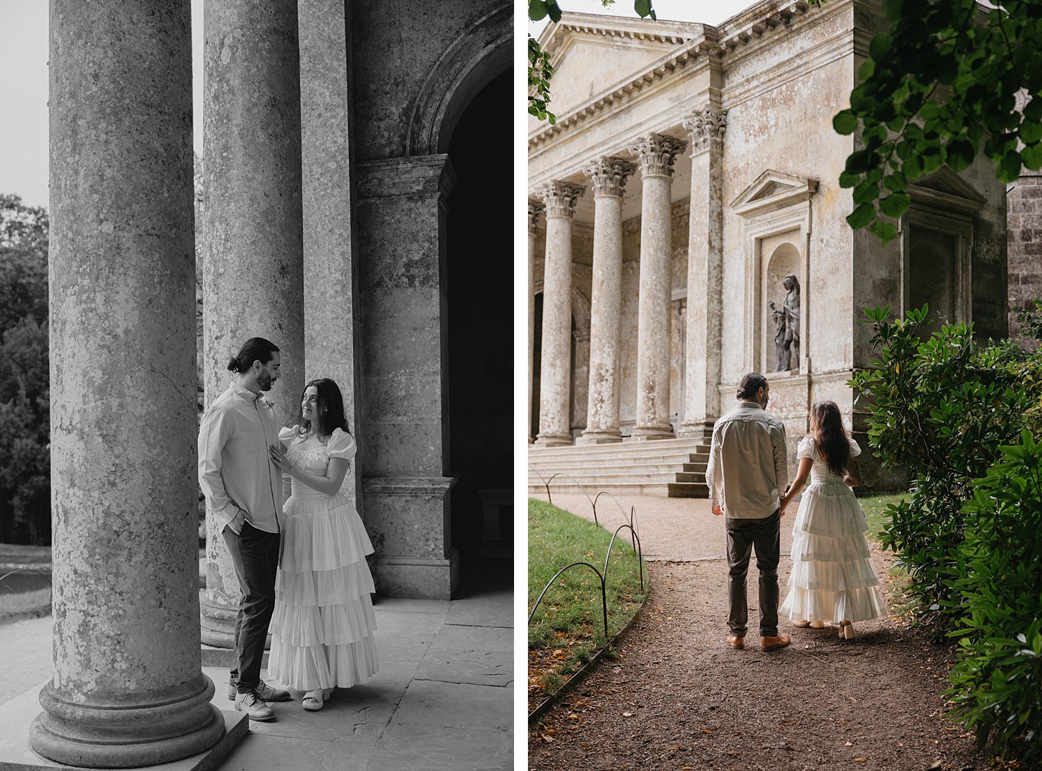 romantic proposal stourhead