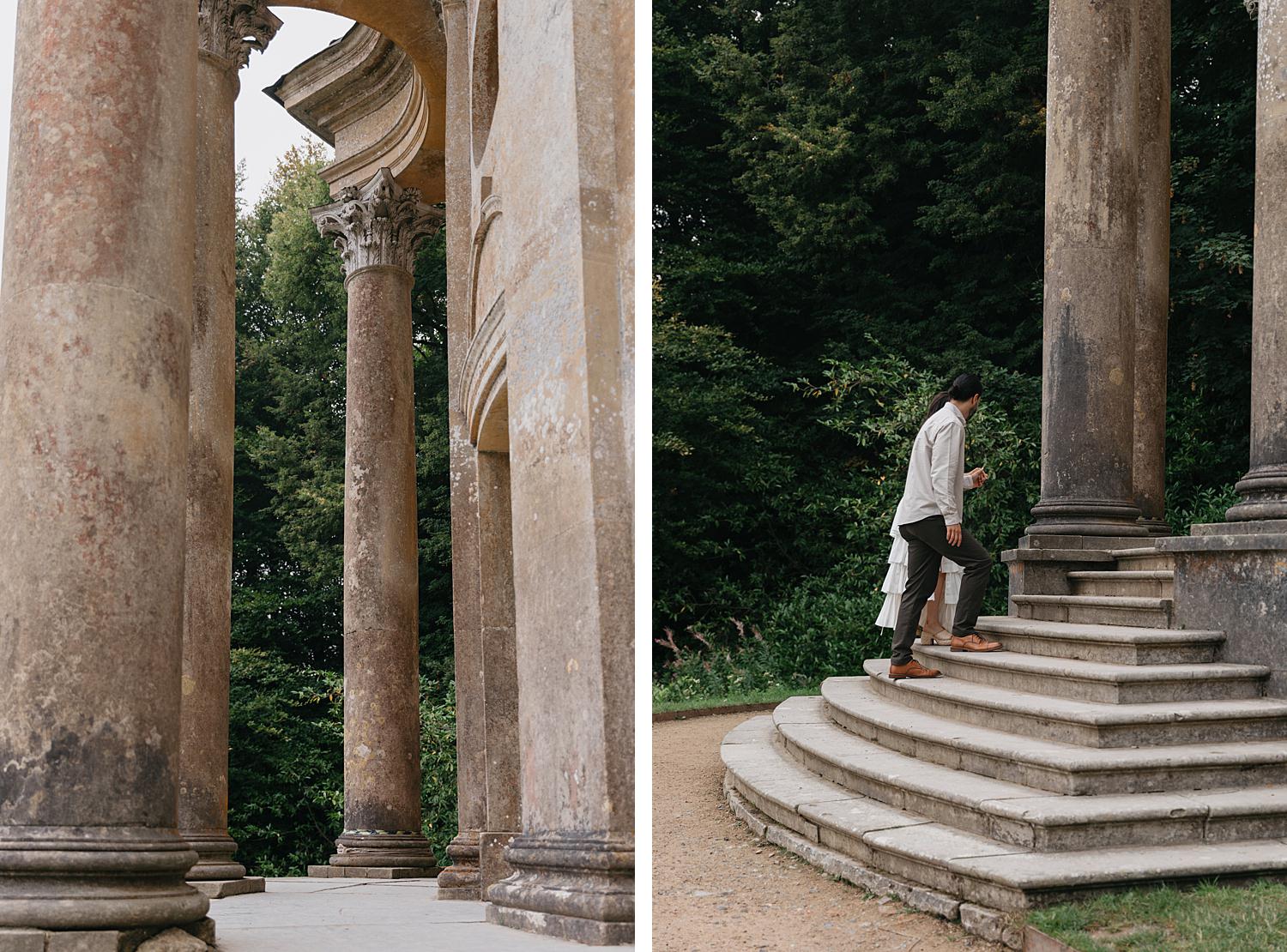 romantic proposal stourhead