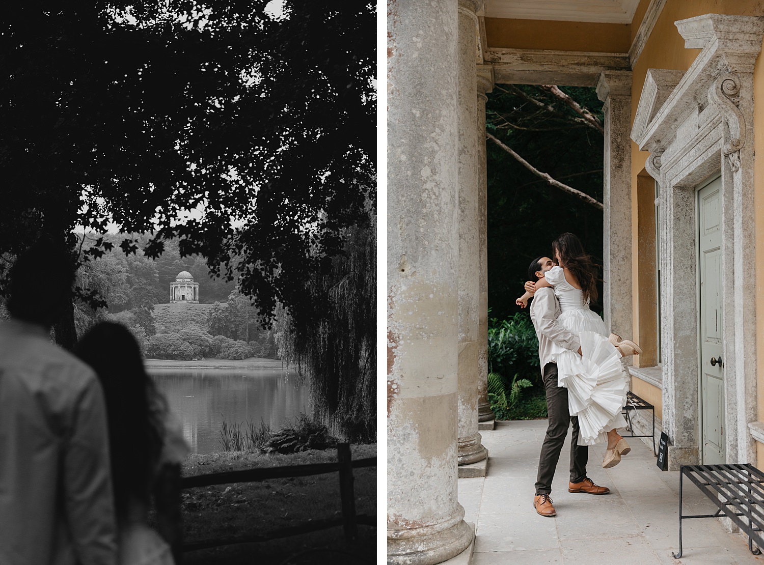romantic proposal stourhead