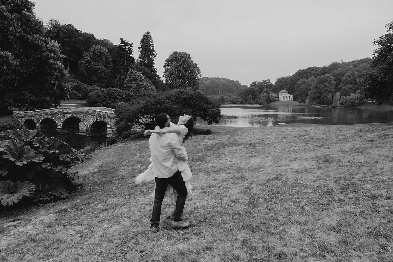 romantic proposal stourhead